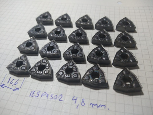 Insertos Widias Pastillas De Metal Duro Triangulares Lote 