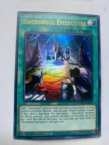 Swordsoul Emergence Ultra Yugioh