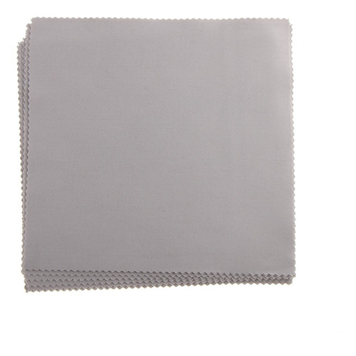 10pcs Conjunto De Tela De Microfibra De Limpieza De Gris