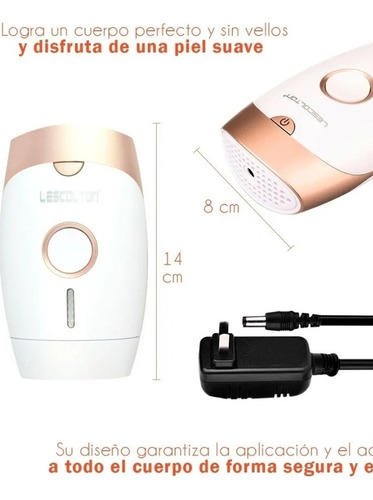 Imagen 3 de 8 de Depiladora Definitiva Laser Tratamiento Profesional Portable