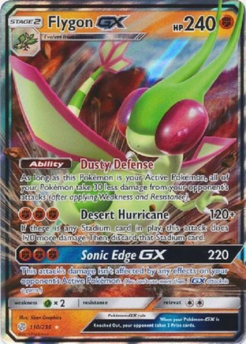 Flygon Gx 110/236 Ultra Raro Pokemon Tcg