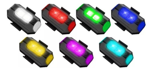 Estrobo Luces Led De Advertencia Para Moto Y Drones