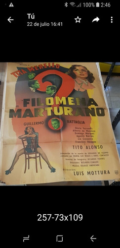 Afiche De Cine Original- Filomena Marturano-envio Gratis