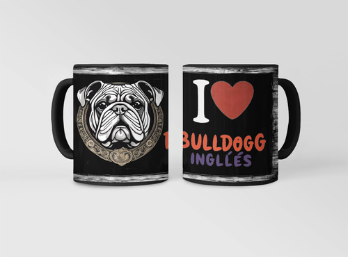 Taza Mágica Bulldog Inglés Fidelidad Y Encanto