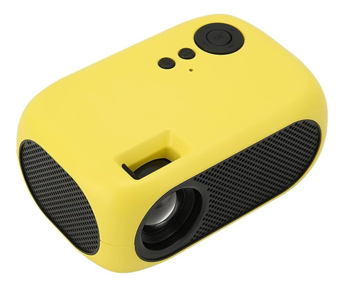 Mini Projetor Portátil M24 Hd 1080 Data Show Multimidia Cor Amarelo 110v/220v