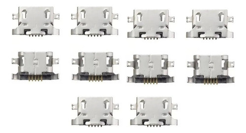 Conector De Carga Para Moto E4 E5 G5 Kit Com 10 Unids