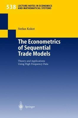 Libro The Econometrics Of Sequential Trade Models - Stefa...