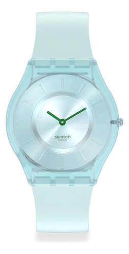 Reloj Swatch Ss08g100. Gtía Oficial. Sin Costo. . Color De La Malla Celeste