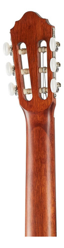 Guitarra criolla clásica Cort AC100 para diestros natural merbau semibrillo