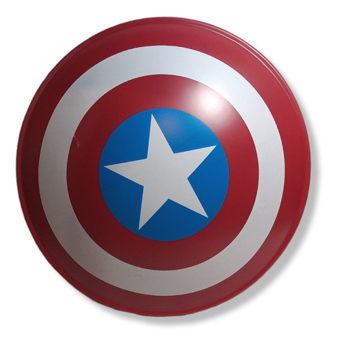 Escudo De Juguete Plástico Grande Del Capitán América.