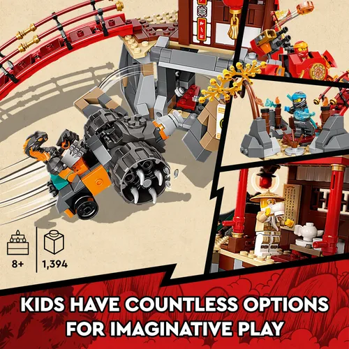 Lego Ninjago Templo Del Dojo Ninja Set 71767 Con 8 Minifigur