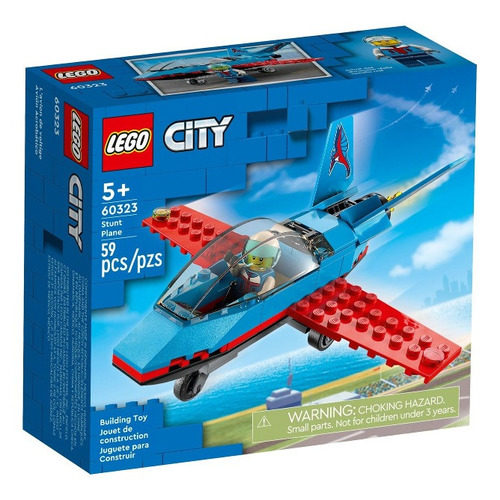 City Avion De Acrobacias Int 60323 Original Lego
