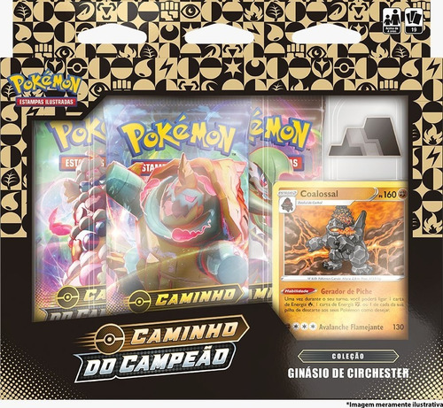 4 Box Pokémon Caminho Campeão Stow On Side Circhester Lote 2