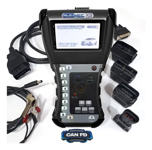 comprar Scanner Automotivo Multimec X3 Portátil Preto - Multimec