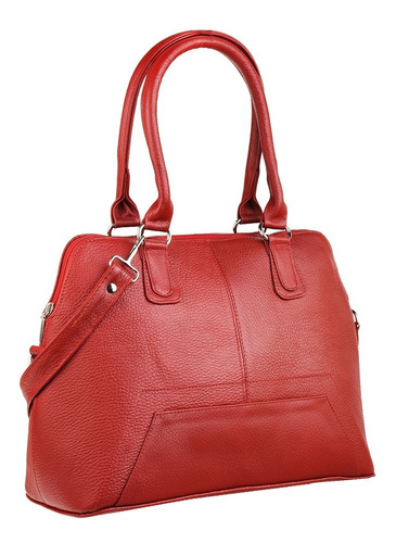 Bolsa Para Mujer Piel Genuina Vacuno Elegante Amplia 7040-42