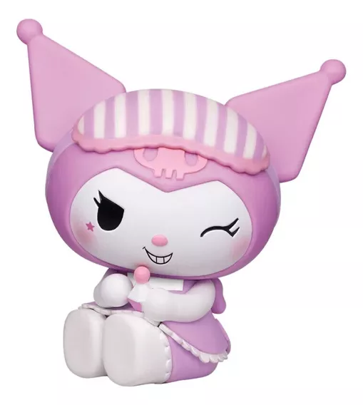 Sanrio Characters Kuromi Sleepover Figura Coin Bank Alcancía