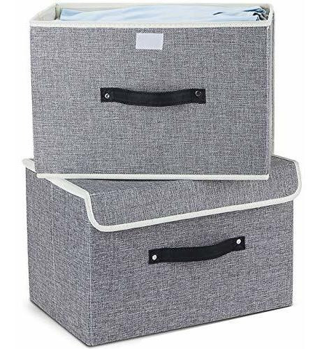 Storage Bins, Mee\x26#39;life Conjunto De Dos Cajas De Almac