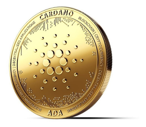 Souvenir Moneda Física Cardano Coleccionable Con Cápsula