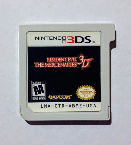 Resident Evil The Mercenaries 3d Nintendo 3ds Solo Cartucho (Usado)