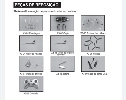 Drone R8 1318 - H-18 - Candide - Consulta Peças Reposição