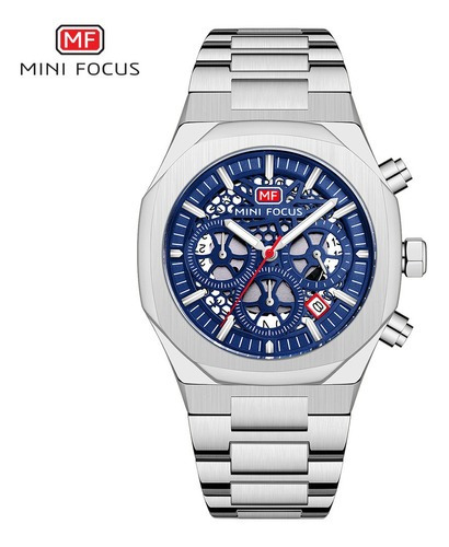 Reloj de cuarzo ahuecado Mini Focus 0411g Business
