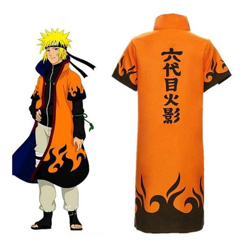 Imagen 1 de 4 de Capa Hokage Naruto Anime De Colección