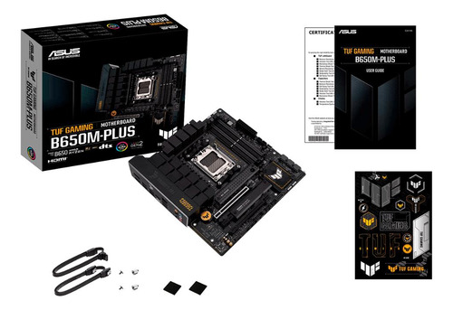 Placa Mãe Asus Tuf Gaming B650m-plus, Amd Am5, Matx, Ddr5 Preto