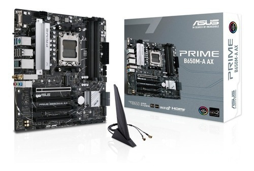 Mb Asus Prime B650m-a Ax Wifi Amd Ryzen 7000 Ddr5 128gb P5.0