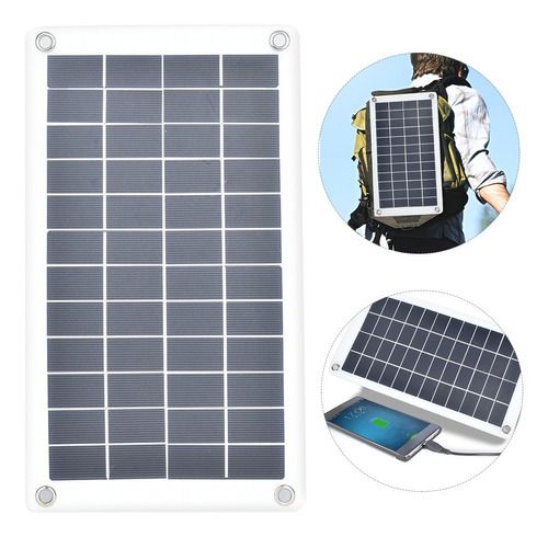 Cargador De Panel Solar De Silicio Monocristalino De 7,5 W Y