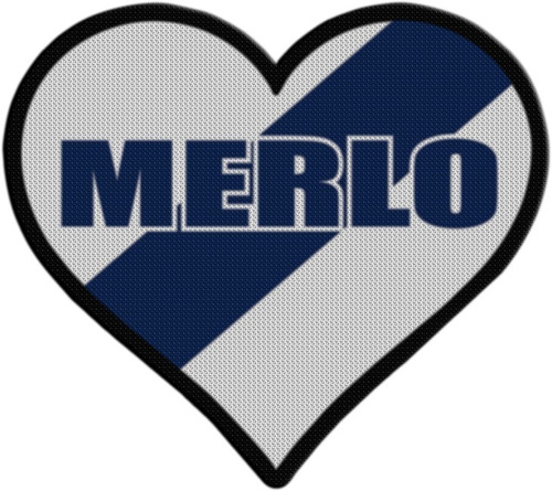 Parche Termoadhesivo Corazon Deportivo Merlo