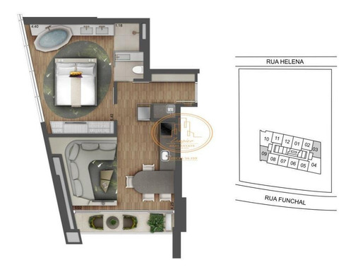 Apartamento Com 2 Dormitório(s) Localizado(a) No Bairro Vila Olímpia Em São Paulo / São Paulo - 4269:908296