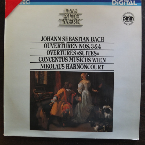 Vinilo Bach  Ouvertures  Suites  N° 3 & 4