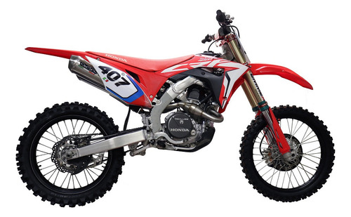 Sistema Completo De Escape Gpr Pentacross Inox Honda Crf250r