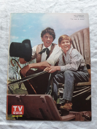 Antiguo Poster Tv Guia N° 123 Dan O´herilhy Kurt Russell