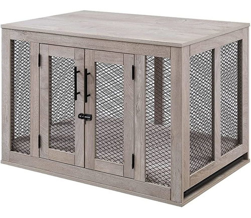 ~? Unipaws Muebles Estilo Jaula Para Perros Con Cojín Y Band