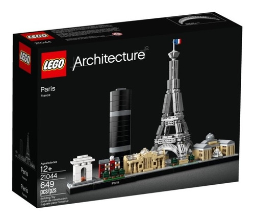 Conjunto de blocos de 649 peças Architecture Paris | Febo