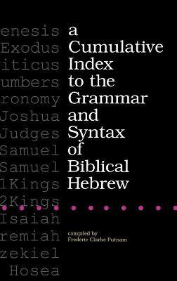 Libro A Cumulative Index To The Grammar And Syntax Of Bib...