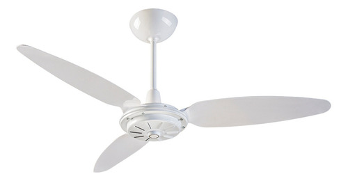 Ventilador de teto Ventisol Comercial branco com 3 pás de  plástico, 96 cm de diâmetro 220 V