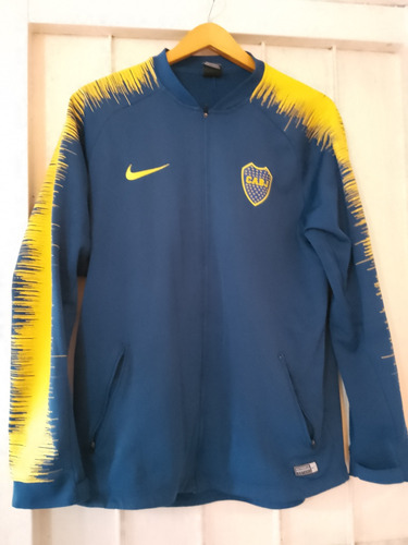 Buzo Con Cierre Boca Juniors Original Nike. Hombre