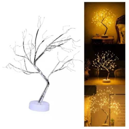 Lámpara Mesa Bonsái Led Árbol De Espíritu De Luz Hada