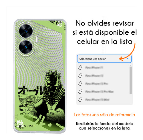 Funda Para Realme All For One Shigaraki Liga De Villanos Frente De Liberación Paranormal My Hero Academia Boku No Hero Anime