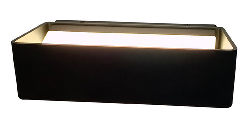 Lámpara De Pared Tabit Gris Led 13 W Luz Cálida Tecnolite