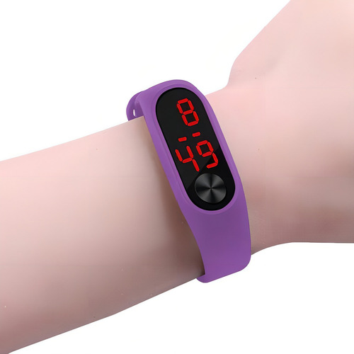 Relógio Digital Led Infantil Bracelete