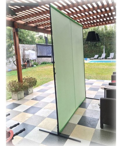 Fondo Infinito Croma Key Verde 2,40x2,00 Estructura Y Piso!!