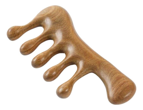 Peine De Masaje De Cabeza Peine De Pelo De Madera Natural