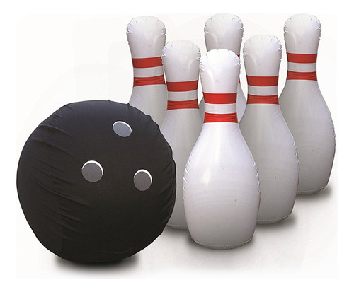 Juego De Bolos Gigantes Para Niños: Bolos Y Bolas Inflables