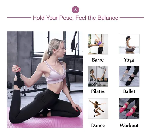 Calcetines Antideslizantes Yoga Barre Pilates Hospitalari...