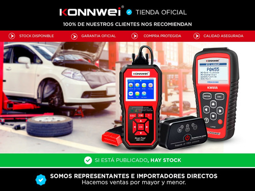 Imagen 4 de 8 de Scanner Automotriz Konnwei Remplazo Autel Pantalla Lcd