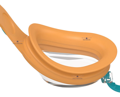 Antiparras Natación Speedo Infant Spot Junior 2-6 Años Color Naranja Turquesa 114