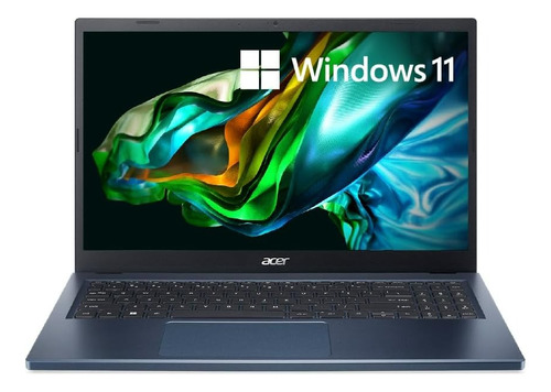 Notebook Acer Aspire 15.6 A315 Ryzen 5 8gb Ram 512 Ssd Blue Steel